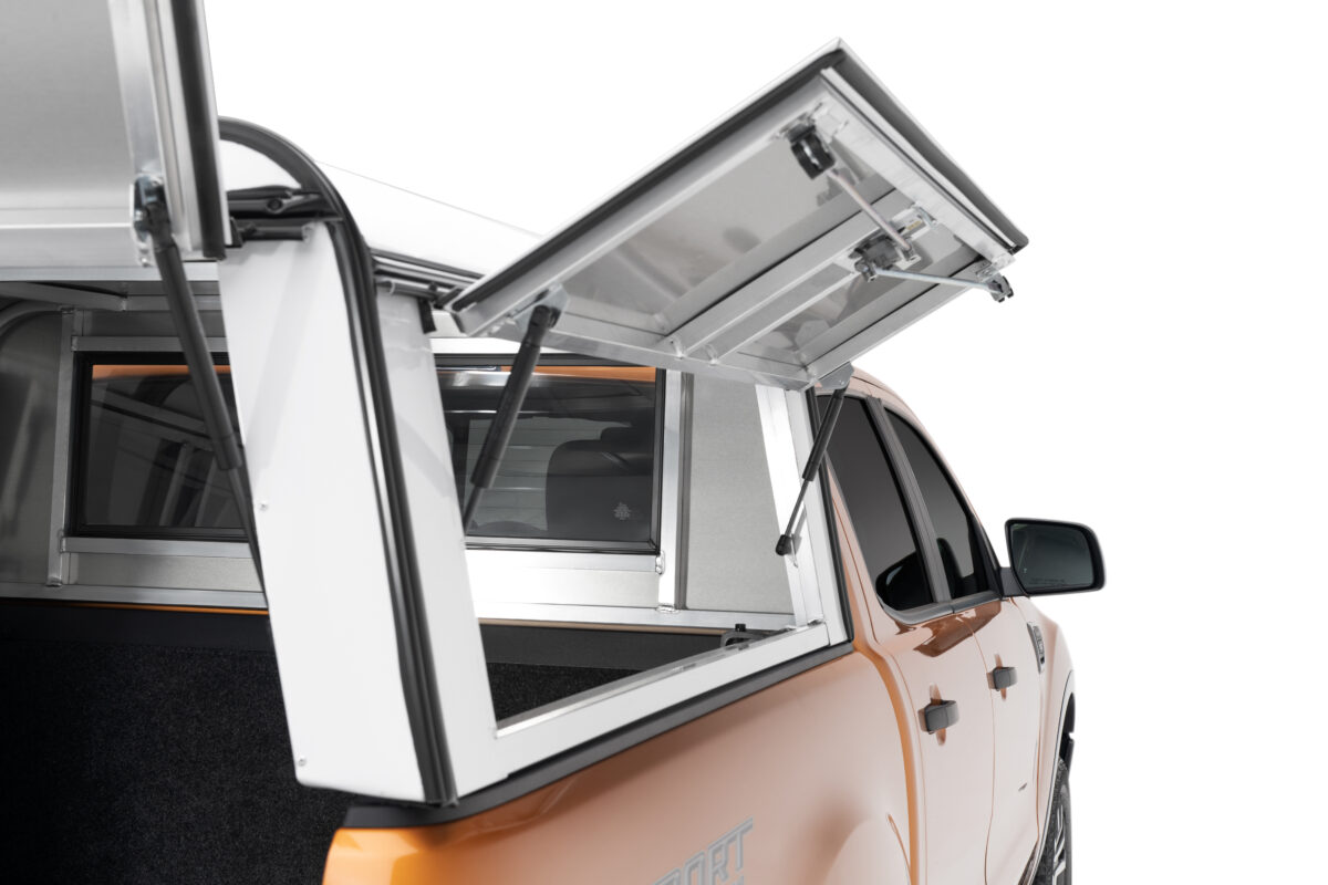 ARE DCU Series Truck Caps - Pro Trim Framed Truck Cap Doors With 2 Locks